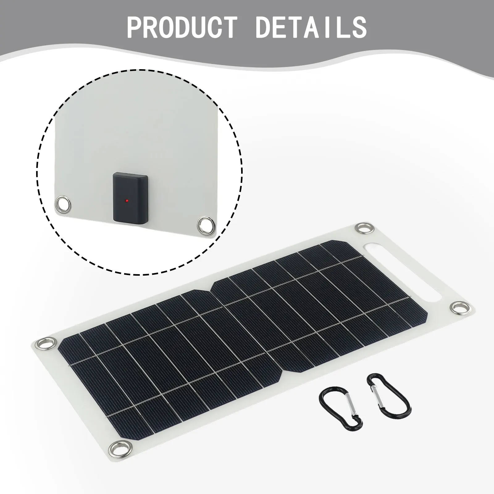 Sustainable Living Usa - Painel Solar 5V 10W, Carregador Solar