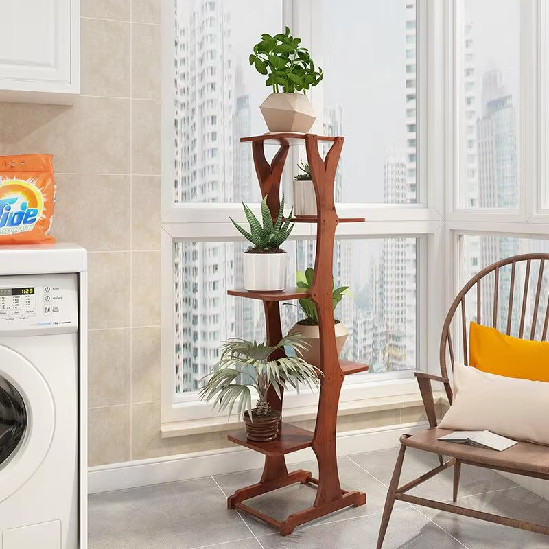 Sustainable Living Usa - Suporte para Plantas de Bambu Estilo