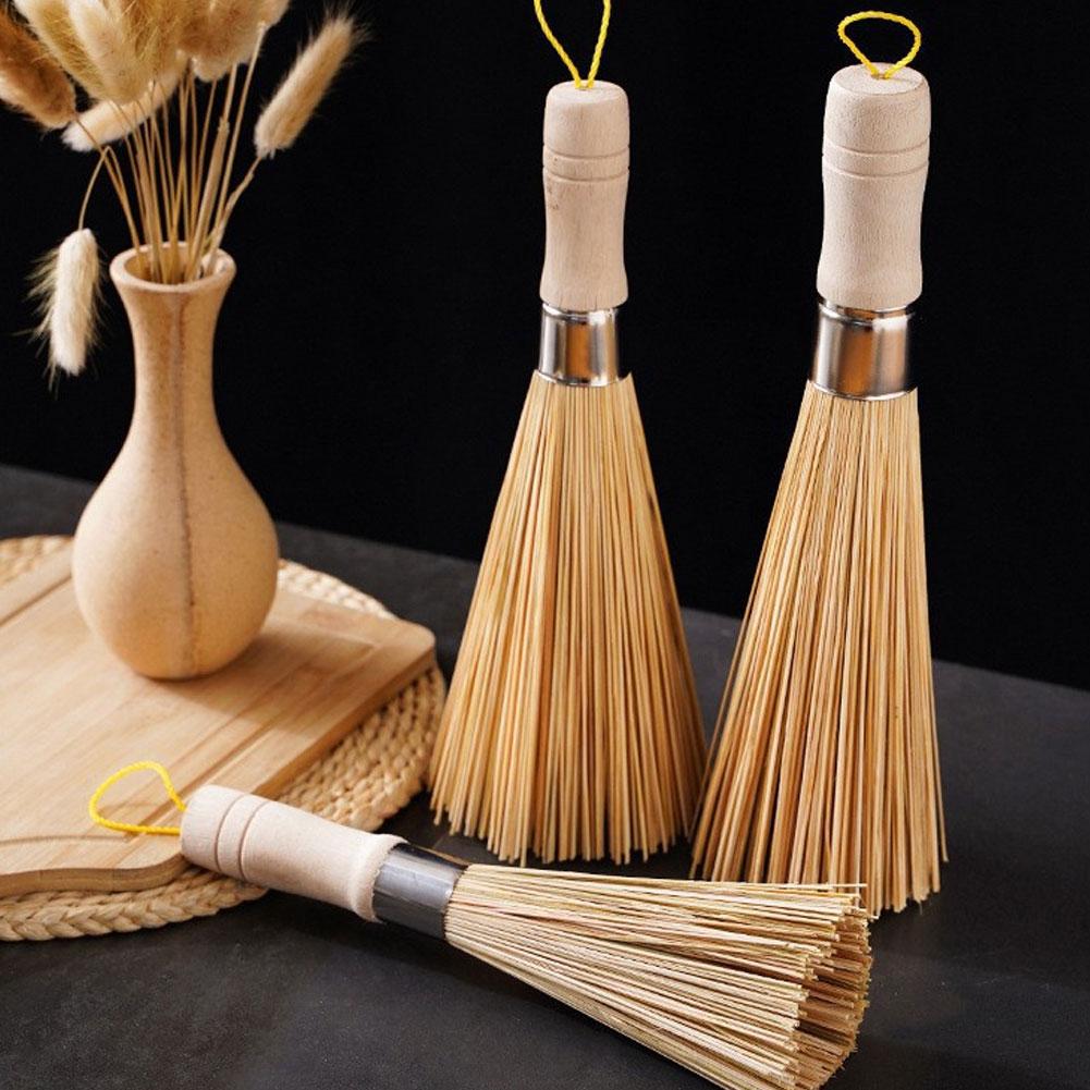 Escova de Bambu Natural com Ca - Dish Brush Bamboo avaliação e preço