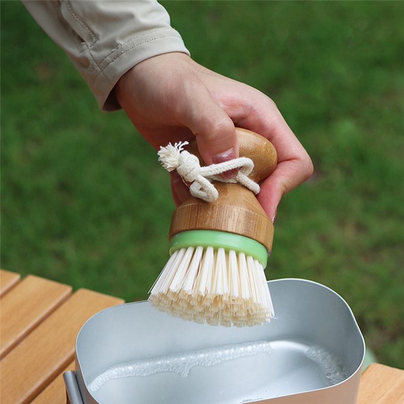 Escova de Limpeza de Cozinha A - Dish Brush Bamboo avaliação e preço