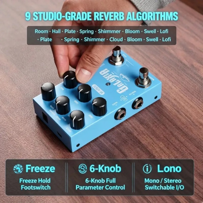 Pedal de Reverb M-VAVE para Gu - Sustainable Living Usa avaliação e preço